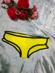 Victoria&#39;s Secret Show Me Love Yellow Panties