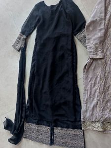 Black Kurta Set Nd Single Kurti