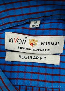 Blue Checked Formal Shirt