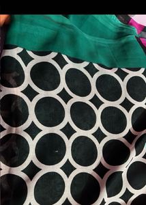 4 Combo Satin Crepe Soft  Saree