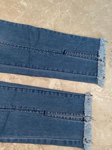 Westside Distressed Hem Skinny Jeans
