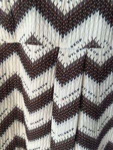 Chevron Print Short Sleeve Shirt