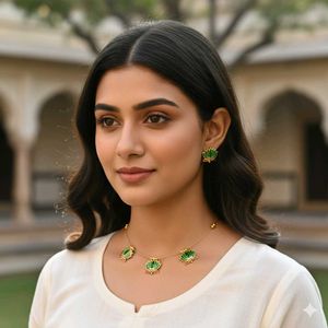 Lotus Necklace Set