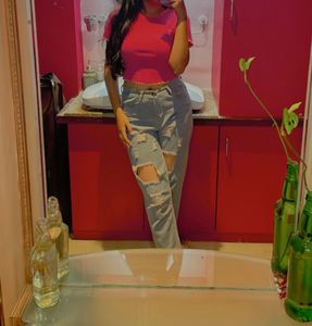 ONLY pink Crop Top