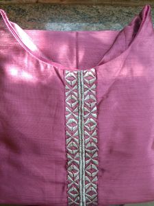 Cotton Silk Straight Kurta
