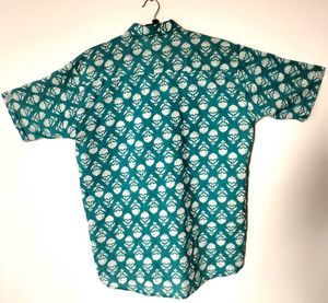 Floral Block Print  Shirt