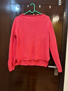 Coral Korean Sweater