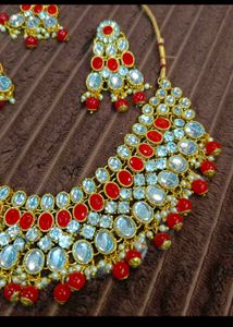 Price Drop- Beautiful Kundan Jewellery Set