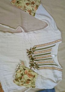 Floral Frock with Jeans