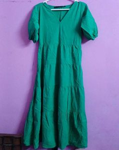 Green Casual Day Dress