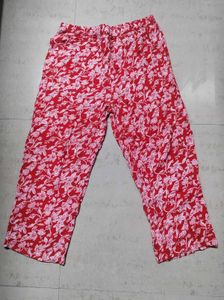 Red Cotton Co-ord Set