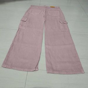 Pink Cargo Pants