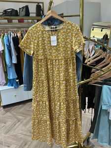 Floral Tiered Midi Dress