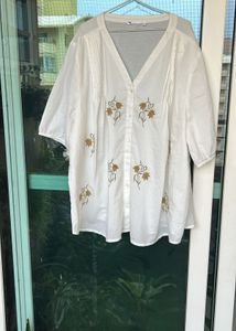 Brand New Top With embroidery