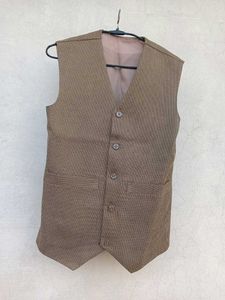 Brown Formal Waistcoat