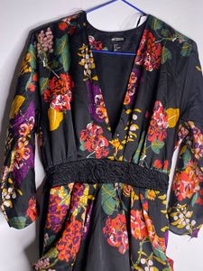H&amp;m Kemono Floral Dress