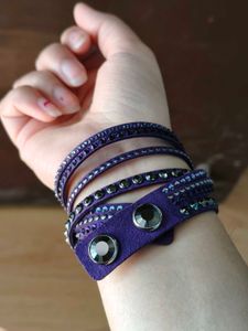 Slake Rock Purple Bracelet - SWAROVSKI