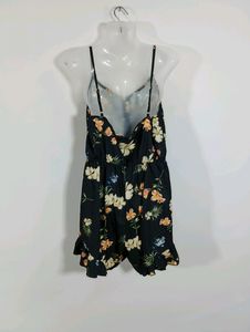 Black Printed Jumpsuit (Women)