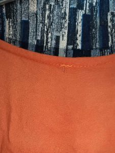Orange Long Sleeve Top