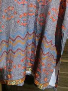 Floral Print Winter Kurta Set