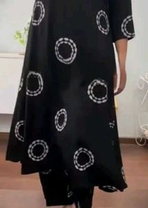 Black Kurta Set