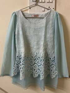 Elegant Lace Detail Top