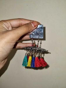 Tassel oxidized Earrings