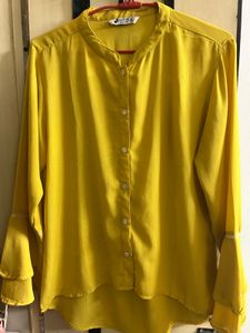 High Low Frill Sleeve Top