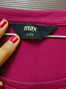 Max Purple Rayon Shirt