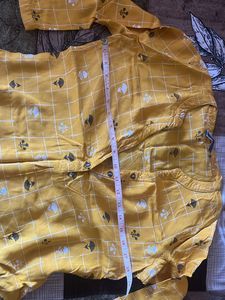 Yellow Short Kurti