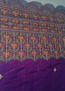 Elegant Purple  unstriched blouse