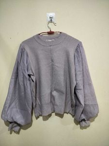 Elegant Balloon Sleeve Top