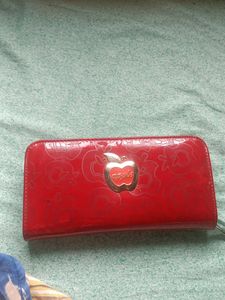 New Hand Purse Pu Leather Red ♥️ Colour