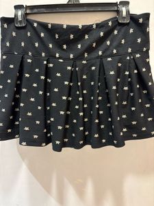 Black Mini Skirt with Short