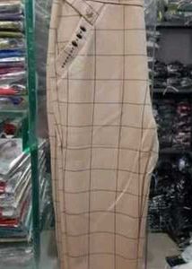 Checkered Beige Pants+Gift 🎁