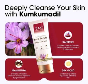 Unused TAC Kumkumadi Face Scrub With Saffron