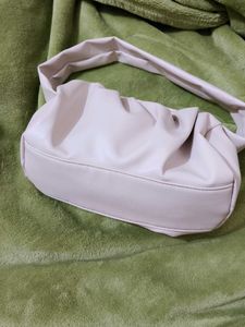 Miniso Off-white Baguette/ Purse/ Party Bag