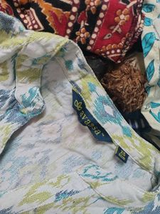 AVAASA MIX N&#39; MATCH Printed Straight Kurta