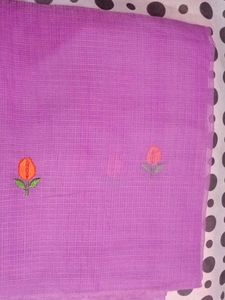 Lavender Embroidered Dupatta