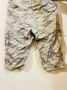 Floral Print Cargo Shorts