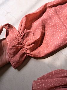 Peachy Pink Breezy Top