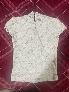 Zara Sexy Netted Top