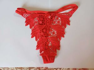 Brand New Red Lace Thong