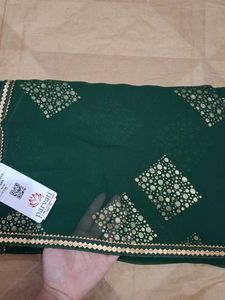 Elegant Green Saree