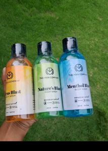 Set Of 3 The Man Company Body Wash