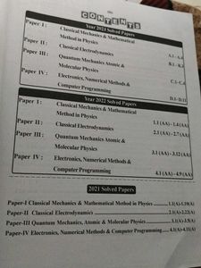Msc Physics Solved Papers