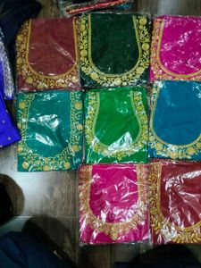 Maggam Work Blouse On pattu Cloth