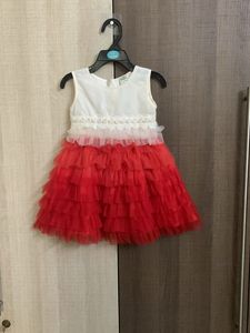 Red And White Dress