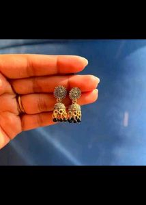 🤑Le Lo Saree Small Cute 11 Pair Of Jhumkas
