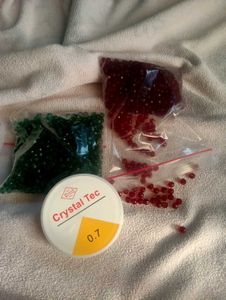 Green And Marron Colour Beads